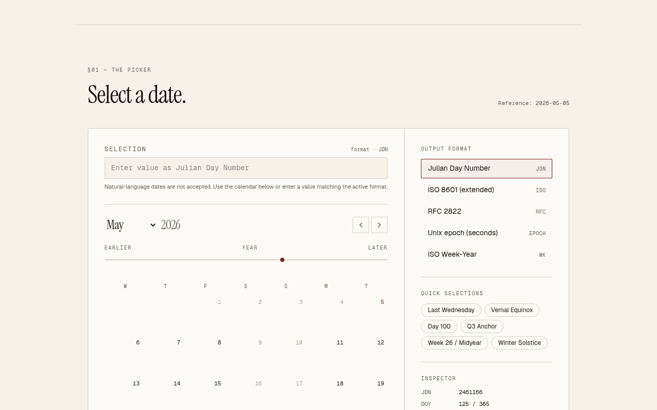 Calendar++ — engineer-brained "improvement"