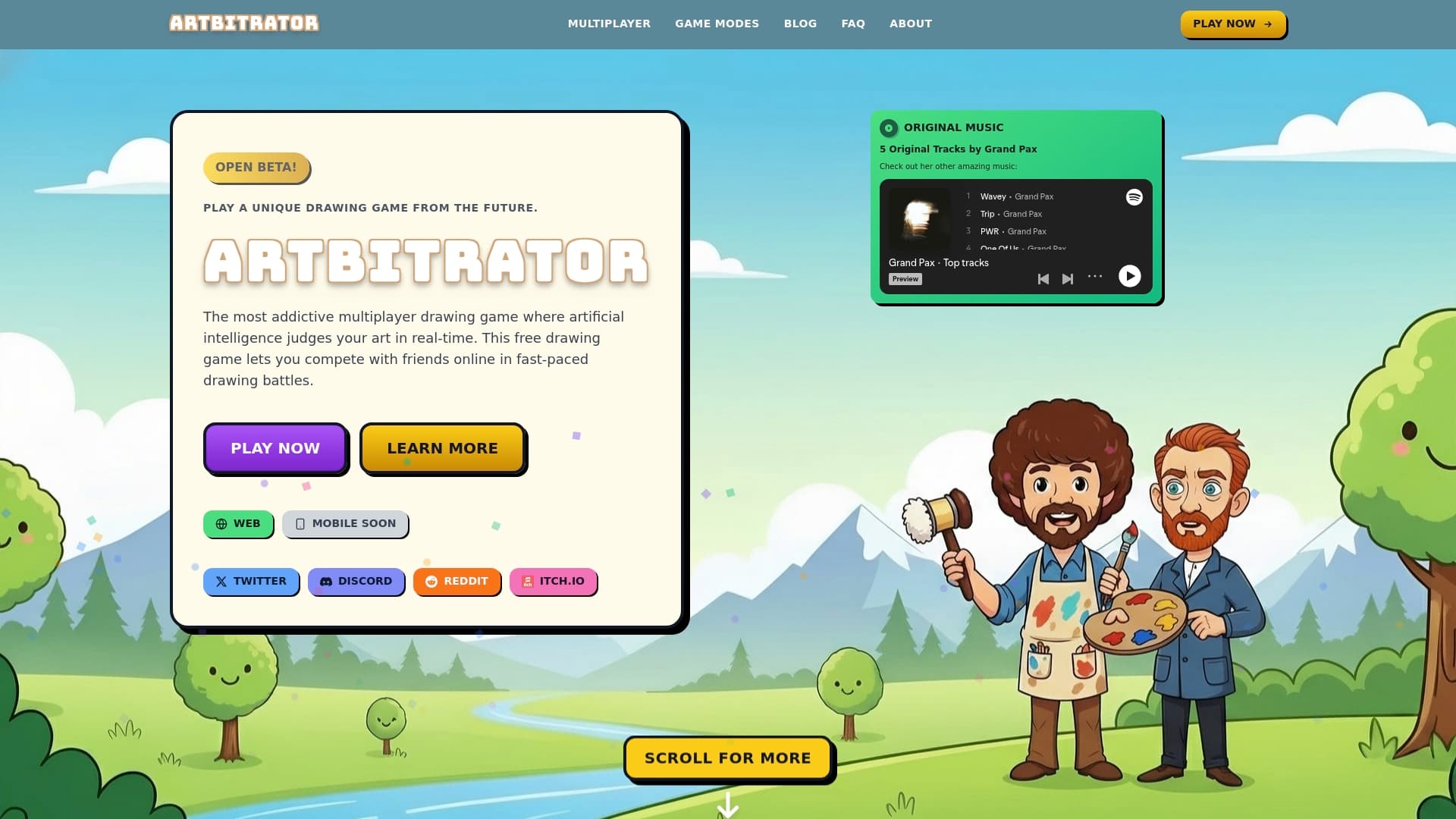 Screenshot of Artbitrator