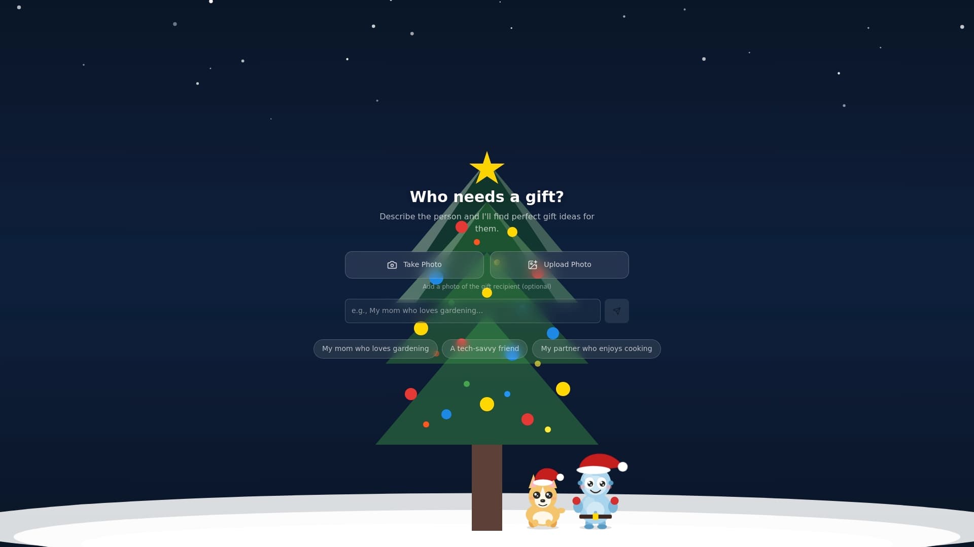 Screenshot of Santa's first agentic companion