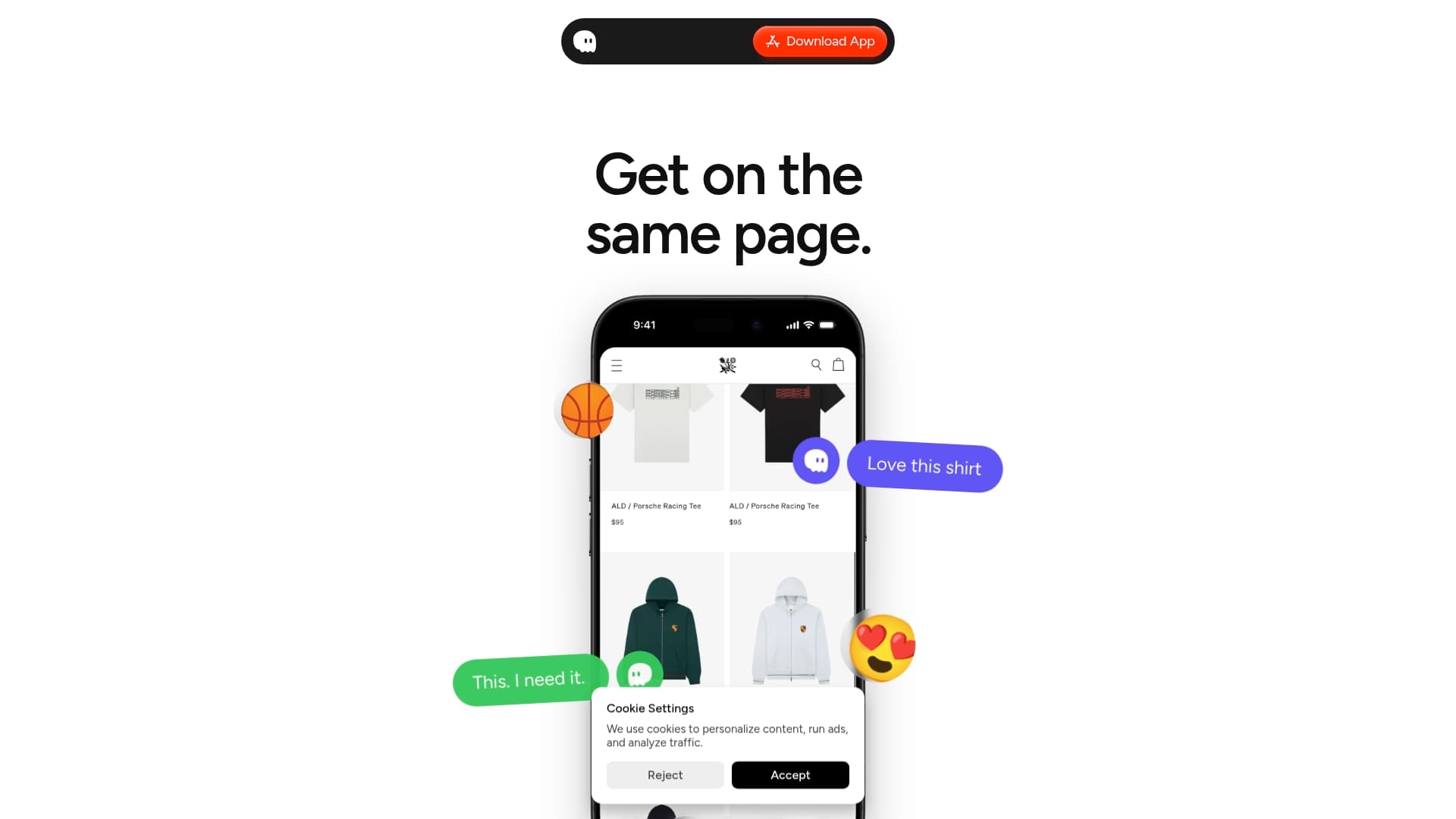 Screenshot of Basement – Get on the same page.