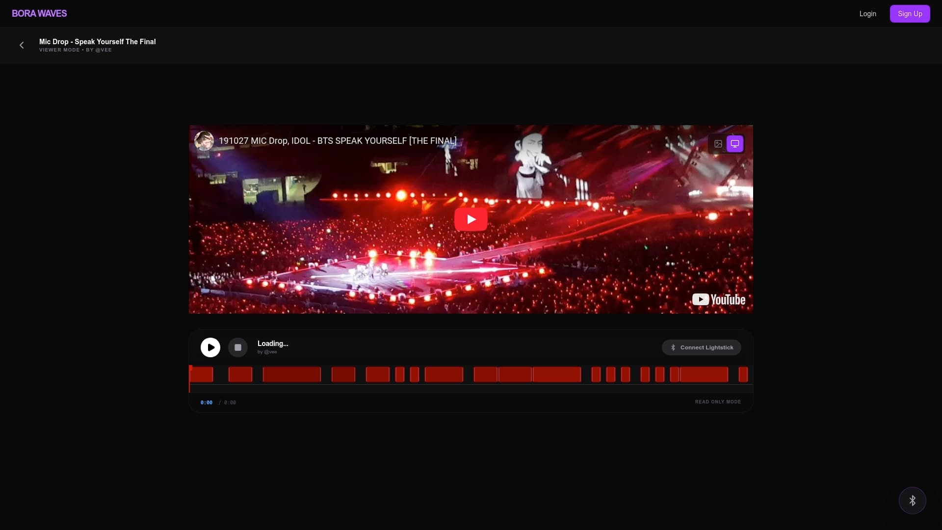 Screenshot of Bora Waves