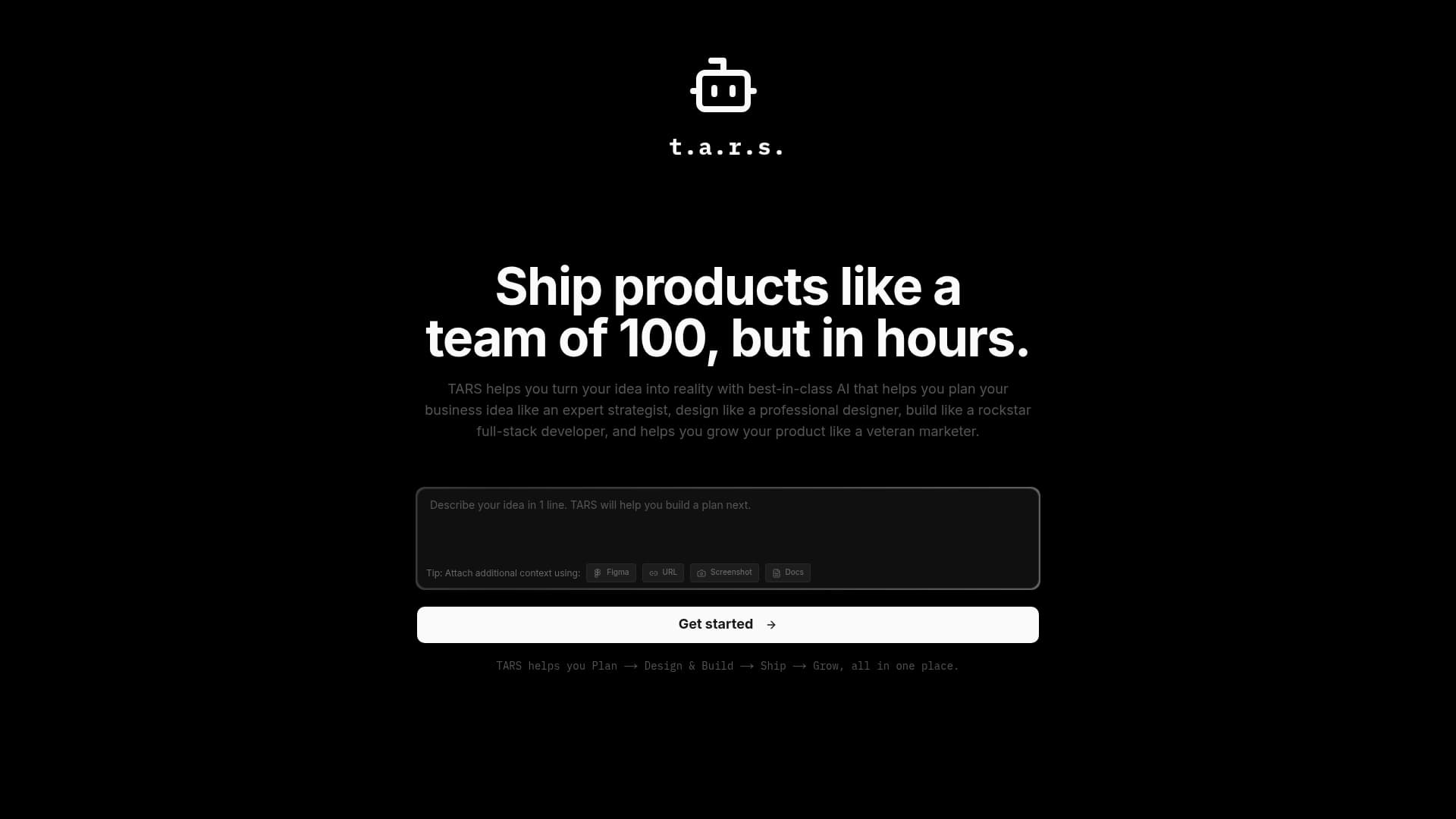 Screenshot of T.A.R.S.