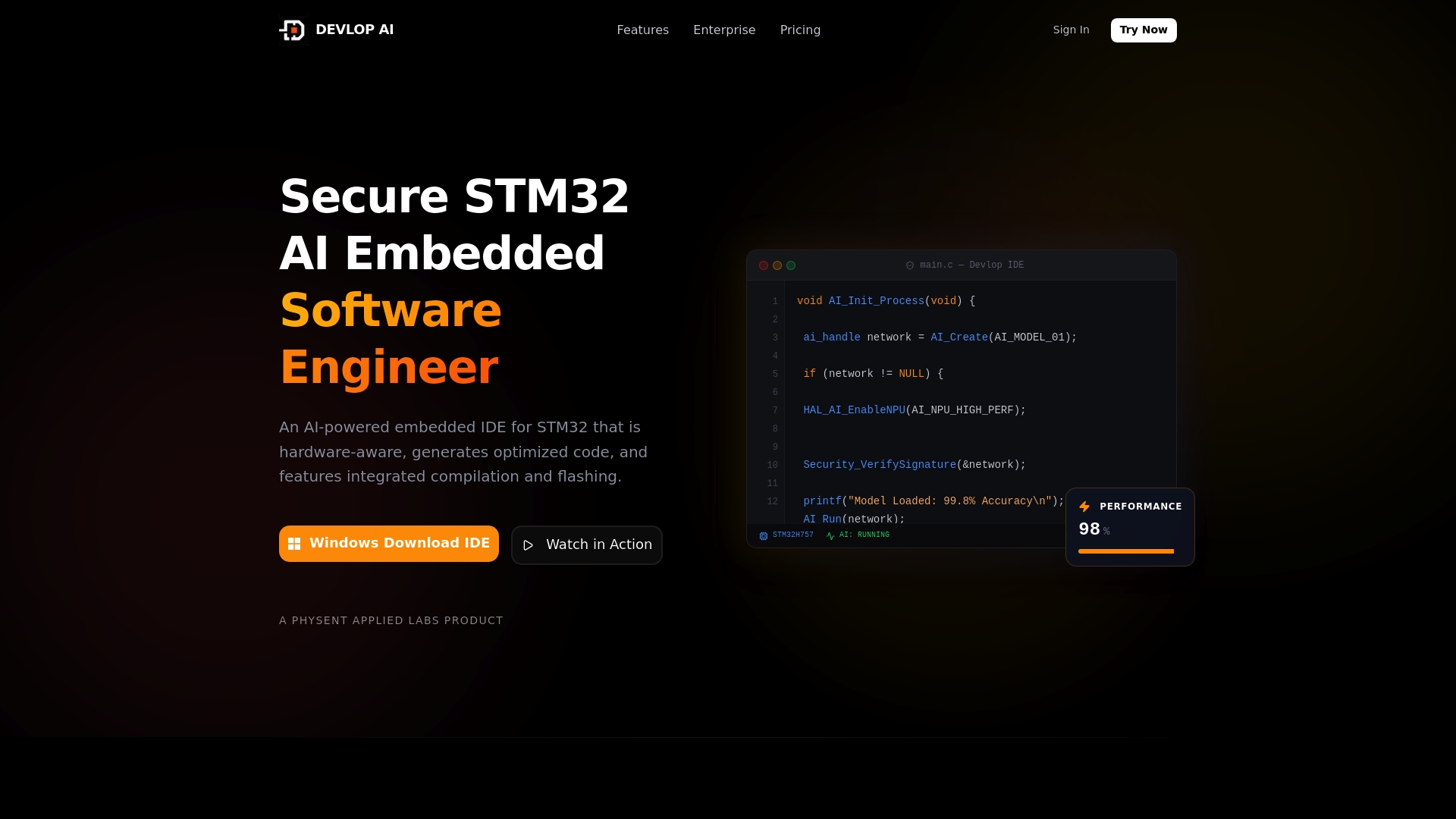 Devlop.AI - Secure STM32 AI Embedded Software Engineer by @vibehackers ...